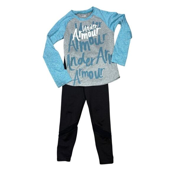 Under Armour Long Sleeve Tee Legging Size 5 - Picture 1 of 8